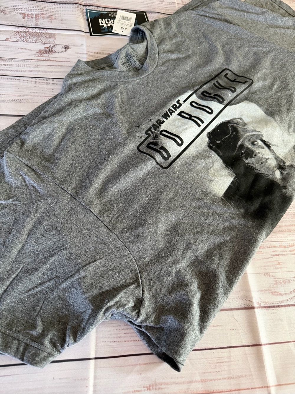 Gray Star Wars Go Rogue T-Shirt XXL